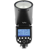 Round Head Speedlite camera Flash for Fuji cameras control panel