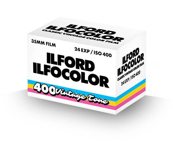 ILFORD ILFOCOLOR COLOR FILM 400 Vintage Tone 35mm 24 exp (Coming Soon-First Week In July)